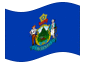 Geanimeerde vlag Maine