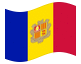 Geanimeerde vlag Andorra