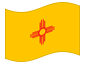 Geanimeerde vlag Nieuw-Mexico