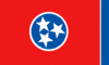 Flag graphics Tennessee