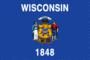 Flag graphics Wisconsin