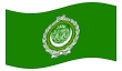 Geanimeerde vlag Arabische Liga