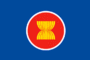 Flag graphics ASEAN (Associatie van Zuidoost-Aziatische Staten)