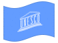 Geanimeerde vlag UNESCO
