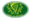 Erin go Bragh-Vlag als ovaal vignet