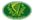 Erin go Bragh-Vlag als ovaal vignet