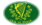Erin go Bragh-Vlag als ovaal vignet