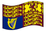 Geanimeerde vlag Koninklijke familie (Groot-Brittannië)
