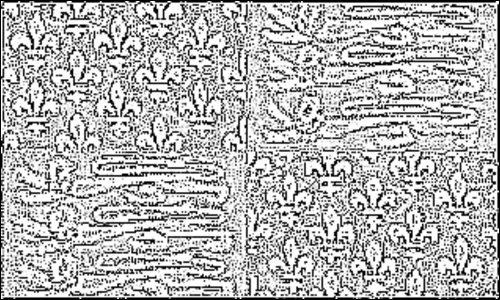 Omtrek van de vlag van Koning Edward III (1312 - 1377) om in te kleuren