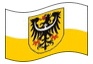 Geanimeerde vlag Neder-Silezië (Pruisische provincie)