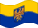 Zwaaien Opper-Silezië (Pruisische provincie) vlag statisch