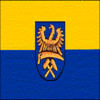 Opper-Silezië (Pruisische provincie)-Vlag vierkant