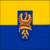 Opper-Silezië (Pruisische provincie)-Vlag vierkant