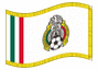 Geanimeerde vlag Mexicaanse voetbalbond