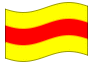 Geanimeerde vlag Baden zonder wapen