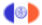 New York-Vlag als ovaal vignet