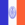New York-Vlag vierkant
