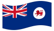 Geanimeerde vlag Tasmanië