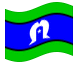 Geanimeerde vlag Torres Strait Eilanden