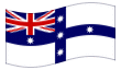 Geanimeerde vlag Vlag van New South Wales (Australische Federatie)