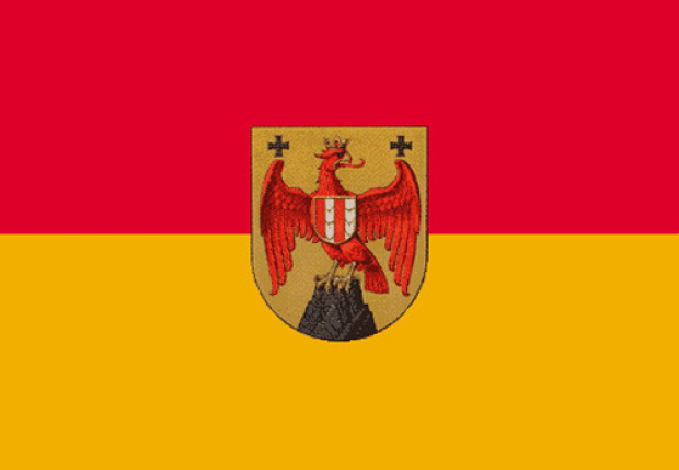 Vlag Burgenland (dienstvlag)