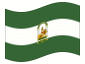 Geanimeerde vlag Andalusië