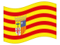 Geanimeerde vlag Aragon