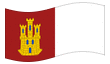 Geanimeerde vlag Castilië-La Mancha