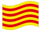 Geanimeerde vlag Catalonië