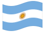 Geanimeerde vlag Argentinië