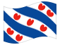 Geanimeerde vlag Friesland (Fryslân)