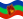 Zwaaien Amazonas vlag statisch