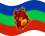 Zwaaien Amazonas vlag statisch