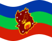 Zwaaien Amazonas vlag statisch