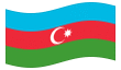 Geanimeerde vlag Azerbeidzjan