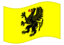 Geanimeerde vlag Pommeren (Pomorskie)