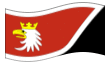Geanimeerde vlag Warminsko-Mazurskie (Warmia-Mazurië)