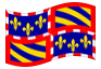 Geanimeerde vlag Bourgondië
