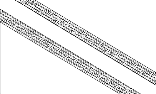 Omtrek van de vlag van Champagne-Ardennen om in te kleuren