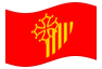 Geanimeerde vlag Languedoc-Roussillon