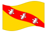 Geanimeerde vlag Lorraine (Lotharingen)