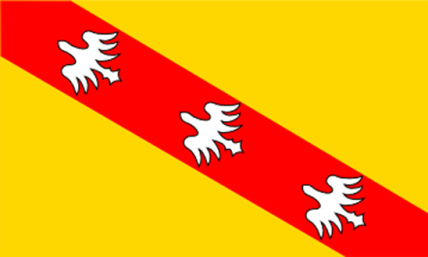 Vlag Lorraine (Lotharingen)