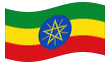 Geanimeerde vlag Ethiopië