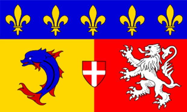 Vlag Rhône-Alpes, Vlag Rhône-Alpes