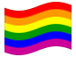 Geanimeerde vlag Regenboog