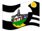 Geanimeerde vlag Tshwane (Metropolitane Gemeente Tshwane)
