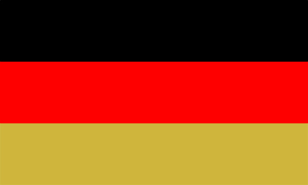 Vlag Duitsland (zwart-rood-goud)