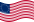 Zwaaien Betsy Ross (VS 1777-1795) vlag statisch