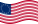 Zwaaien Betsy Ross (VS 1777-1795) vlag statisch