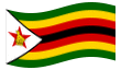 Geanimeerde vlag Zimbabwe